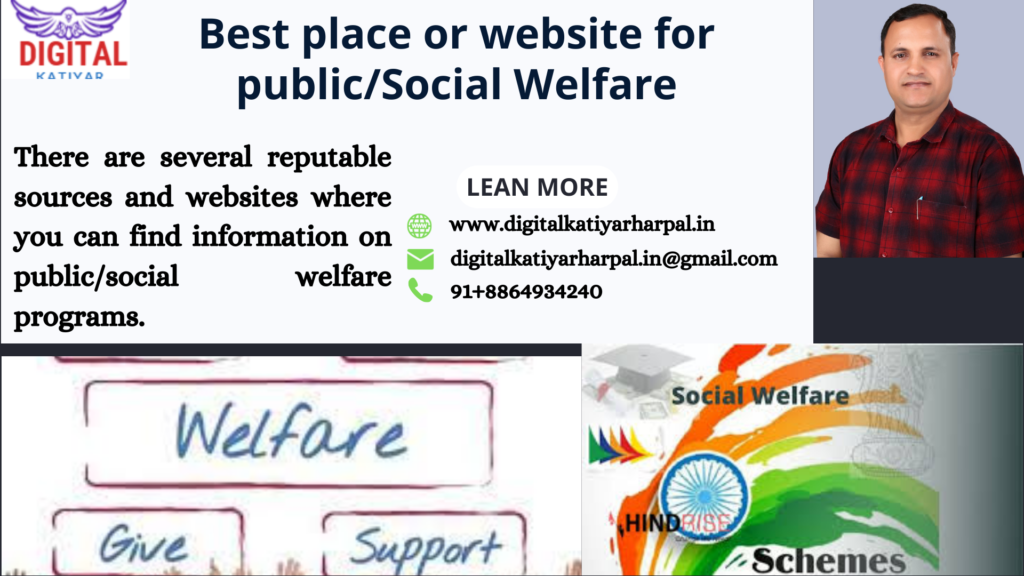 Public/social welfare